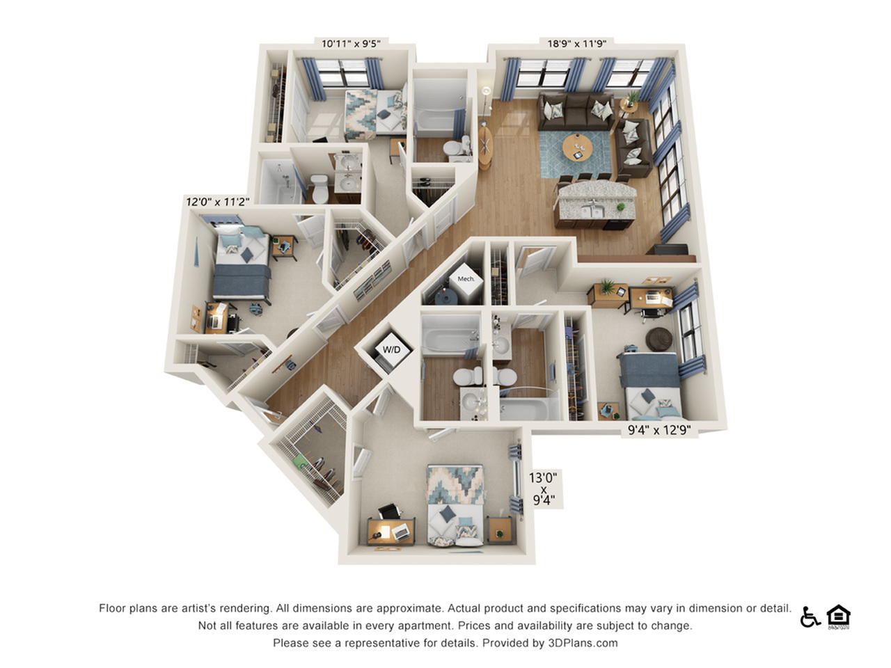 4 Bedroom 4 Bathroom D