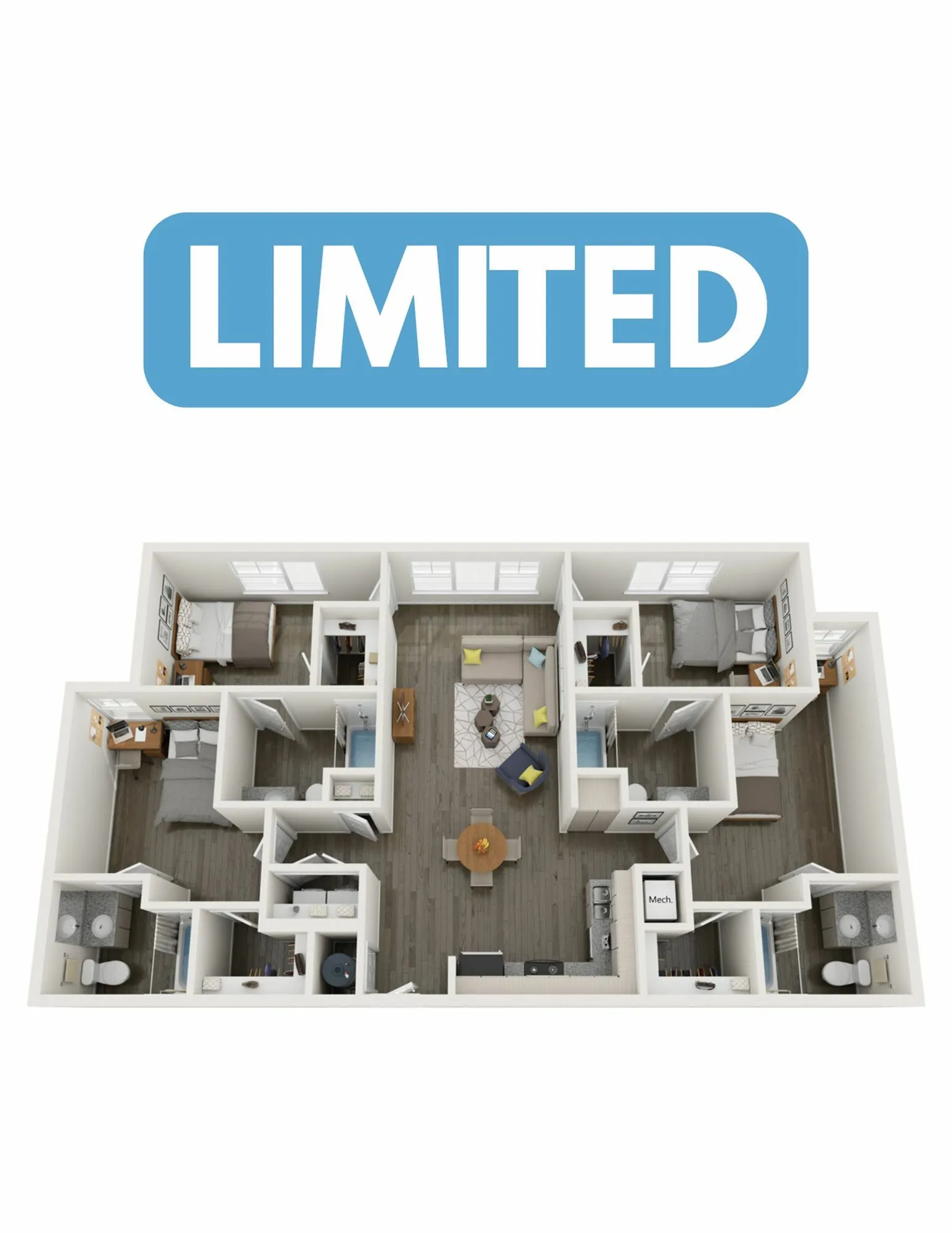 D2.2 | 4 bed 4 bath | from 1468 square feet