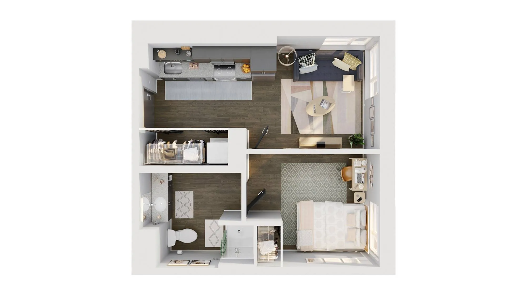 1-bed/1-bath