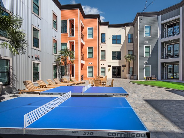 Courtyard Ping Pong Tables