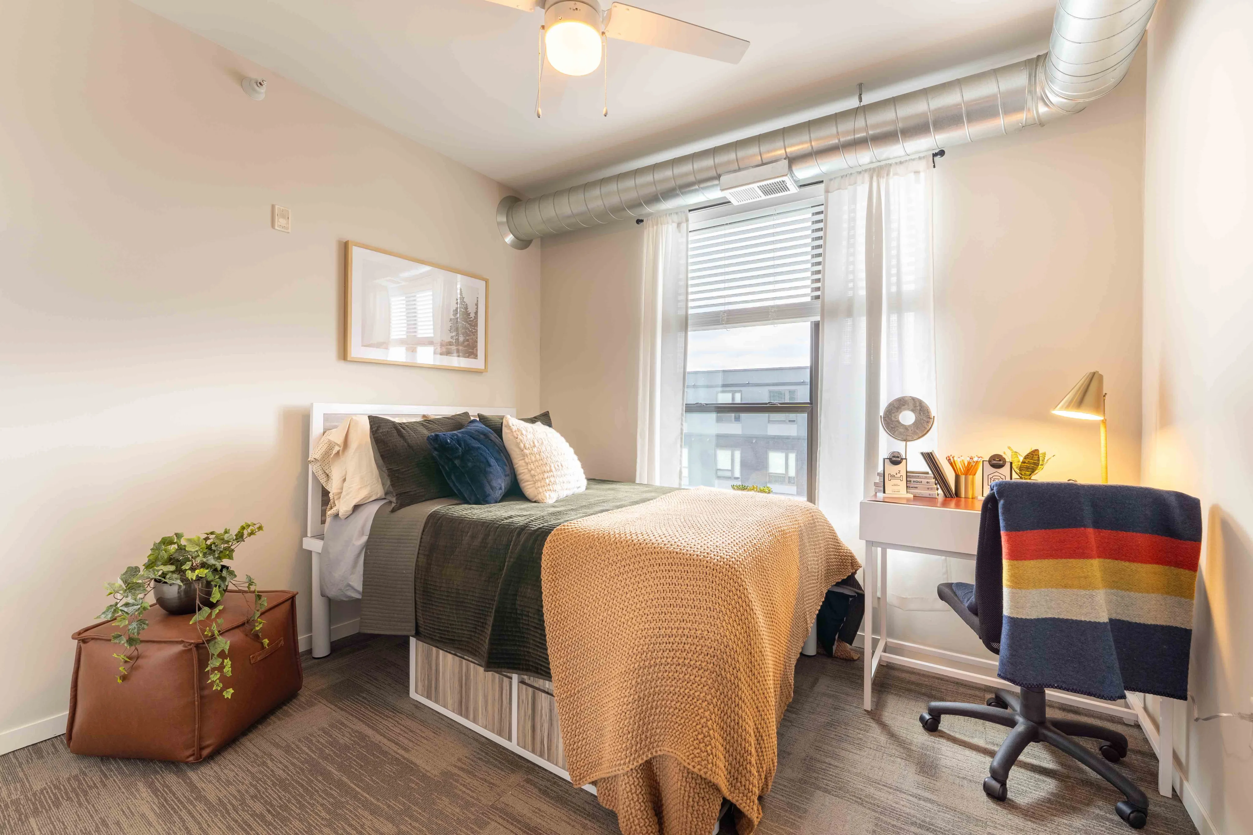 Model unit bedroom