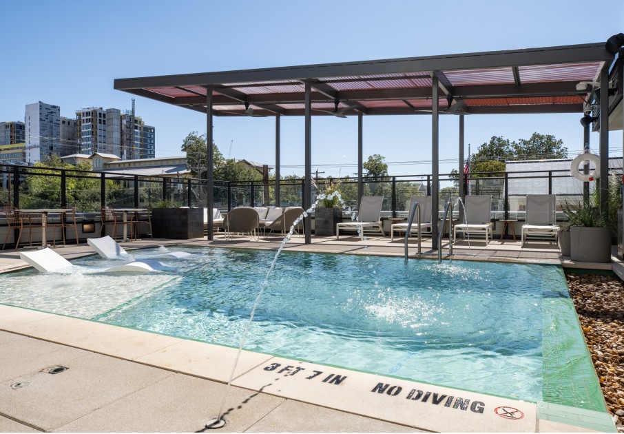 Illustration of Hilltop Luxury Apartments Austin With Fitness Center