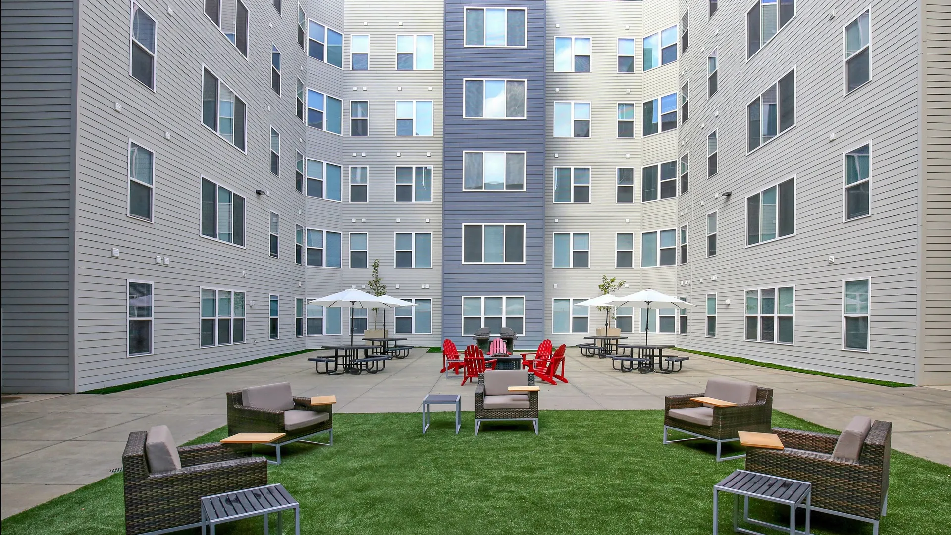 Beautiful courtyard