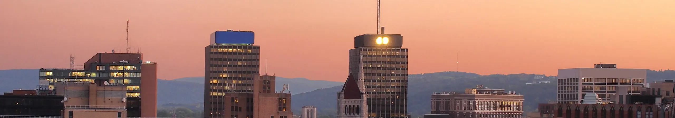 syracuse at dusk