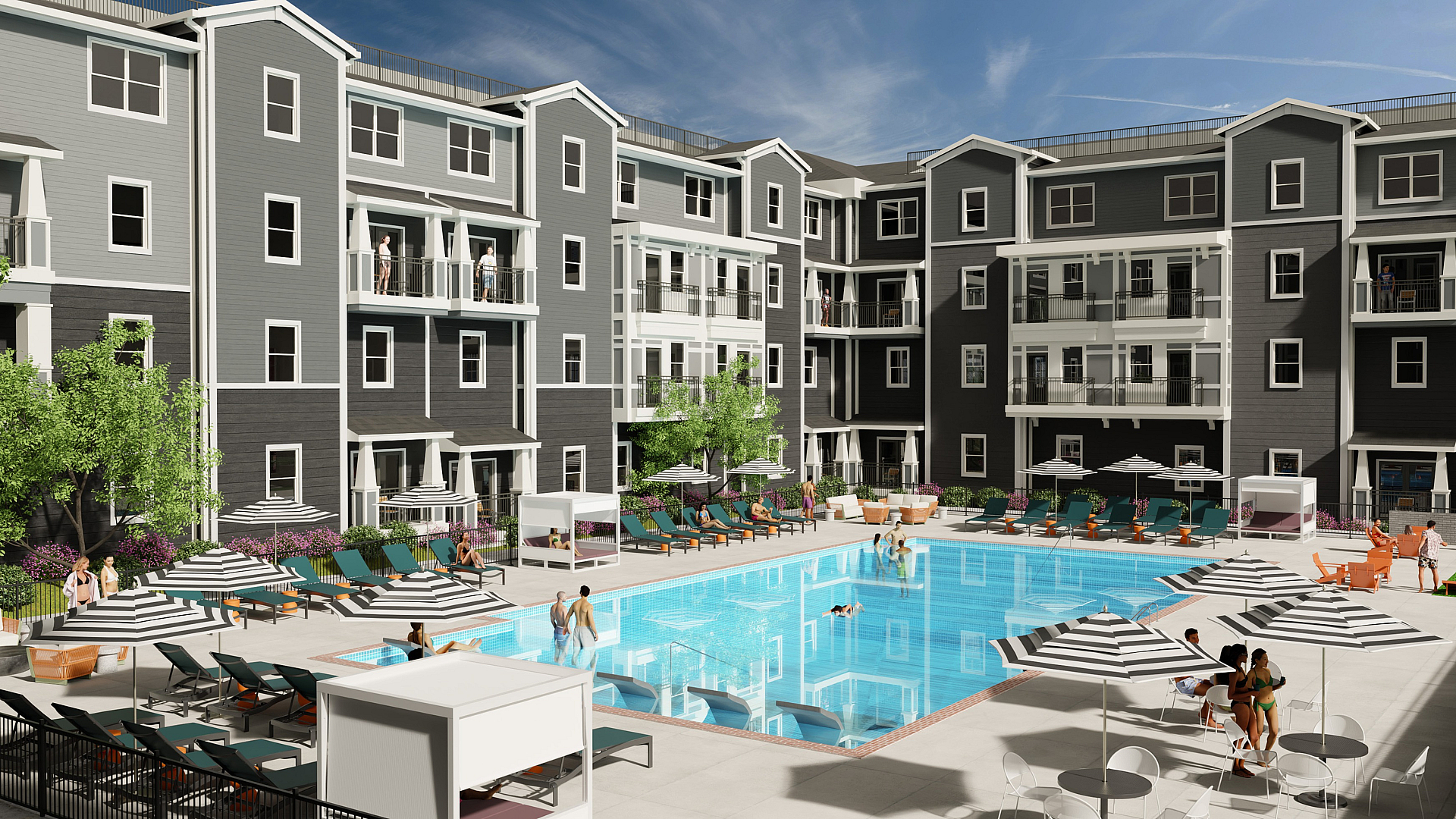 pool rendering