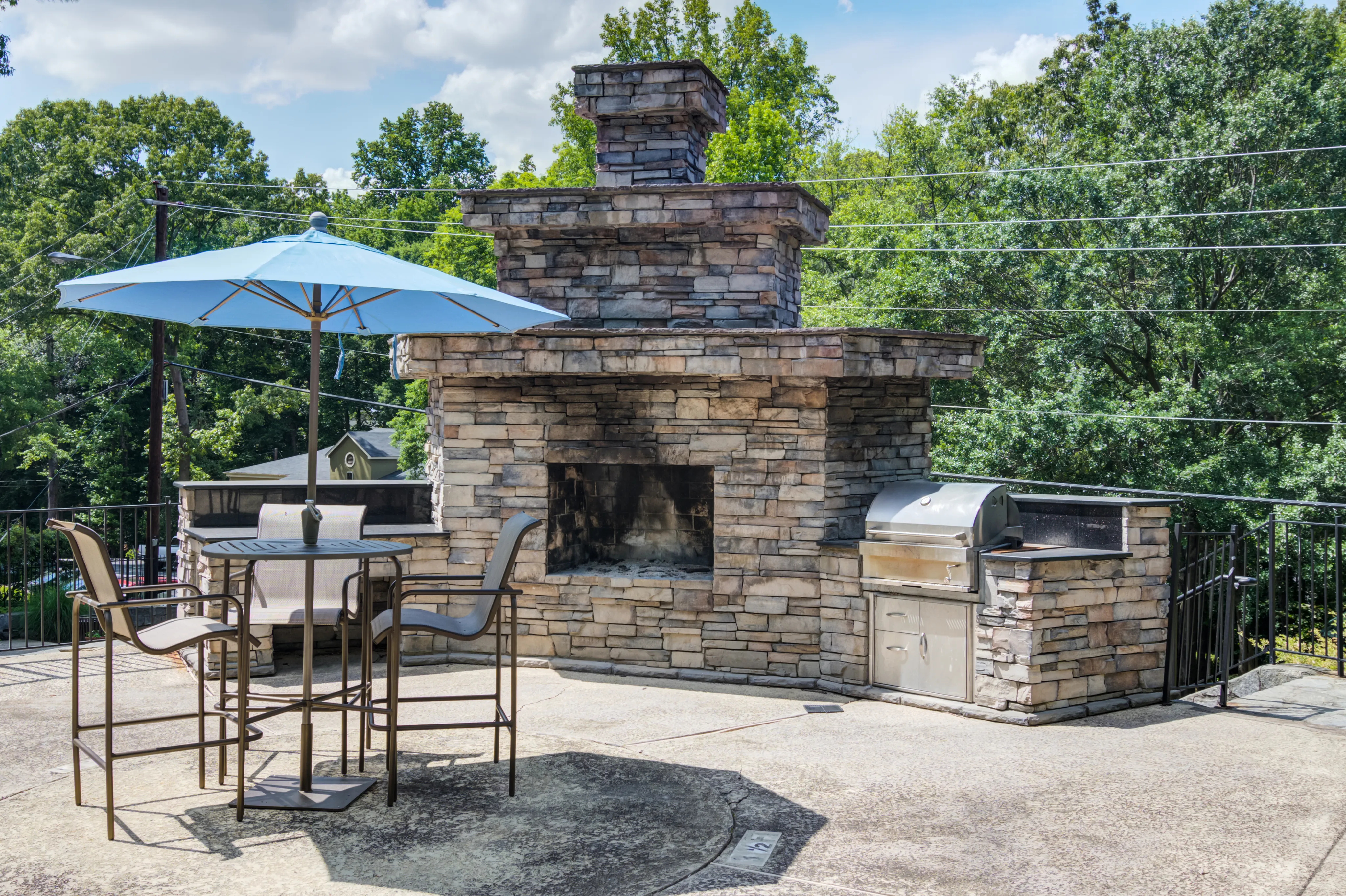 BBQ area