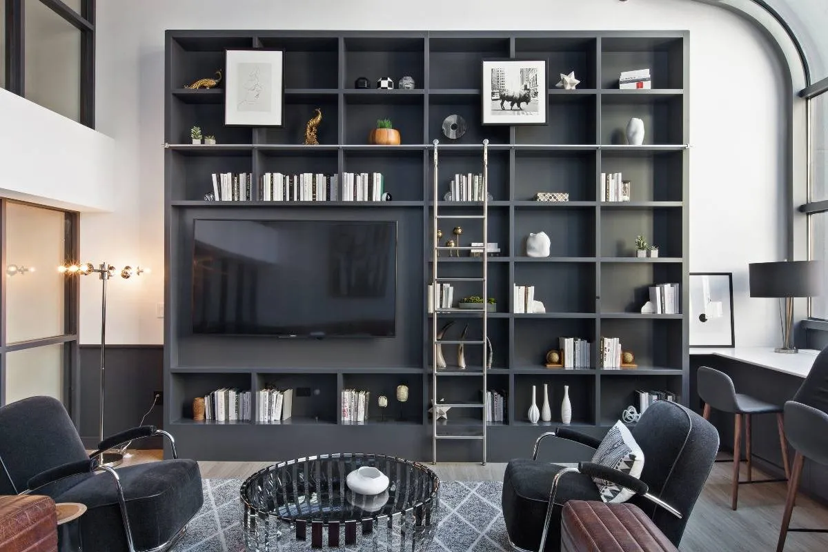 Resident study lounge TV