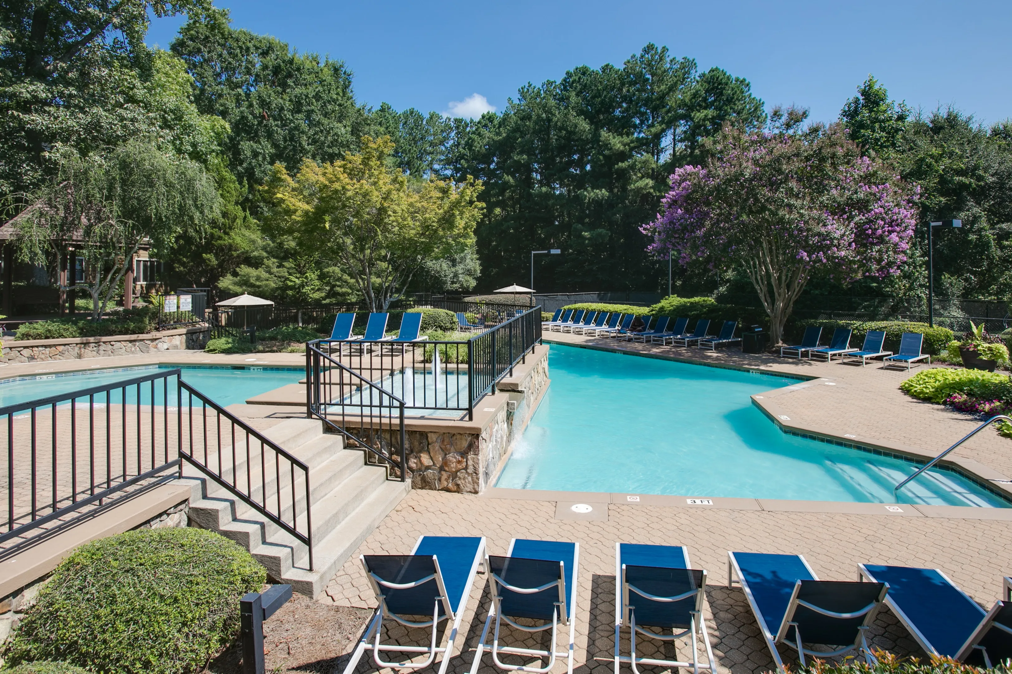 two story pool