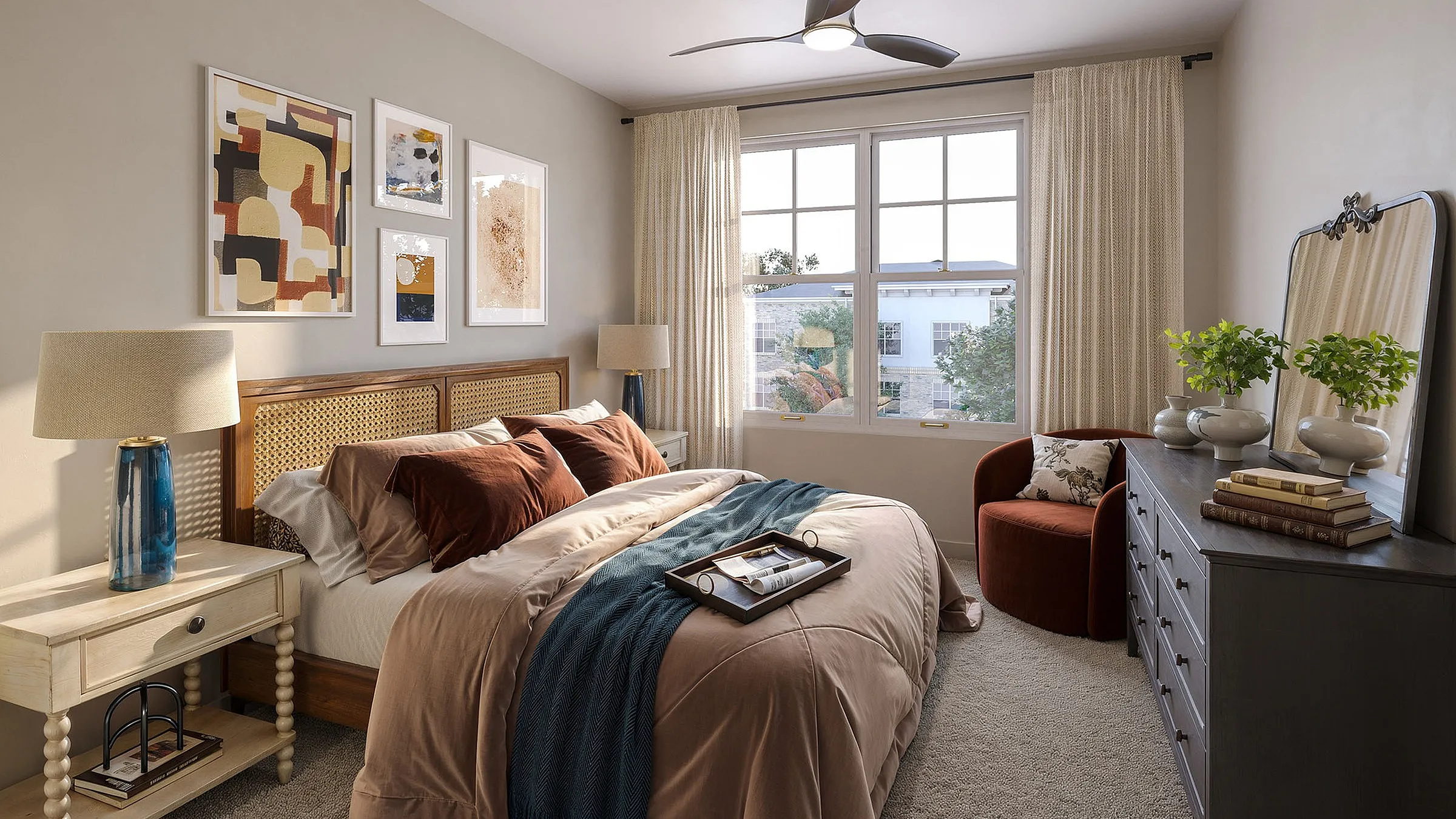 Marlowe Wellington bedroom rendering