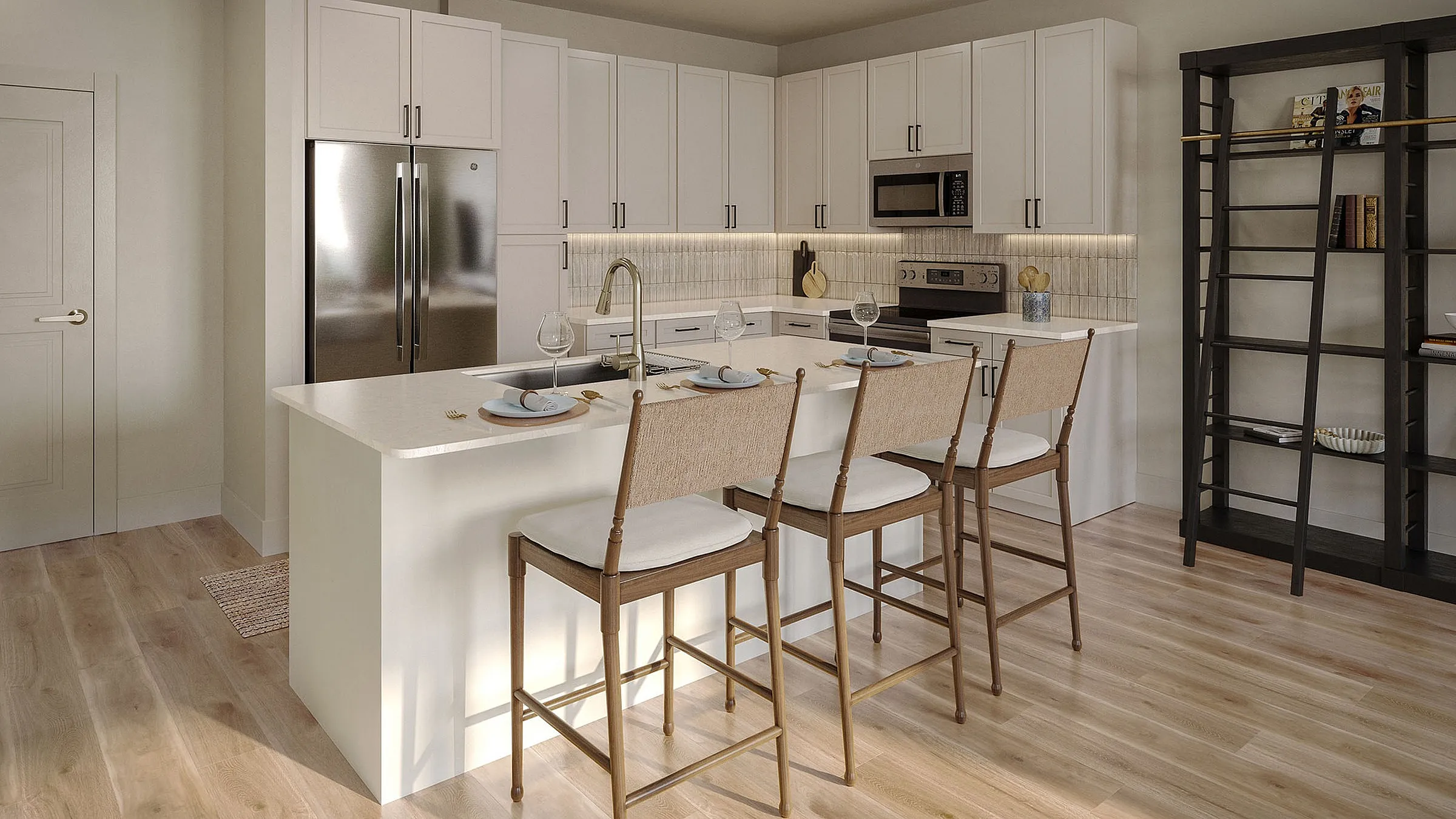 Marlowe Wellington kitchen rendering