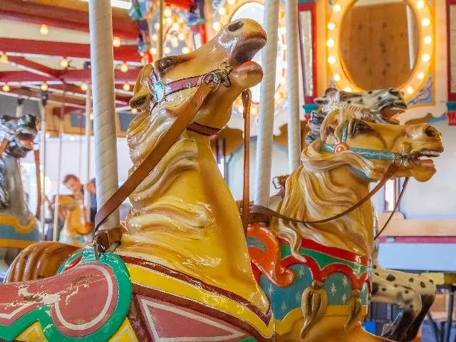 merry go round at a fair