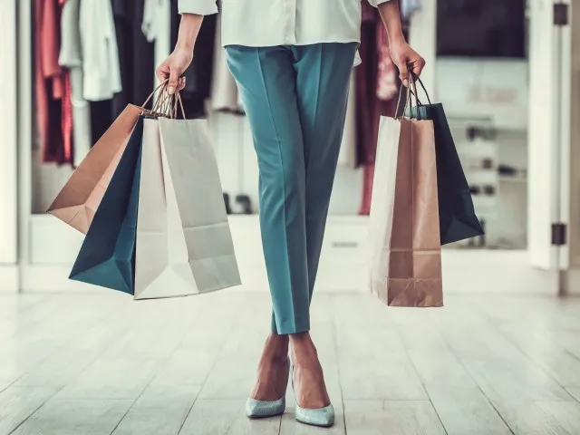 Women shopping