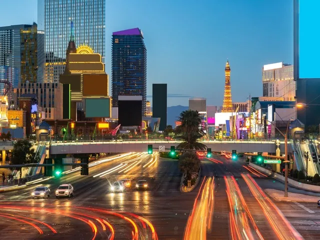 Las Vegas Strip stock image