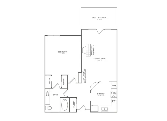 A1A | 1x1 | 950 sq ft