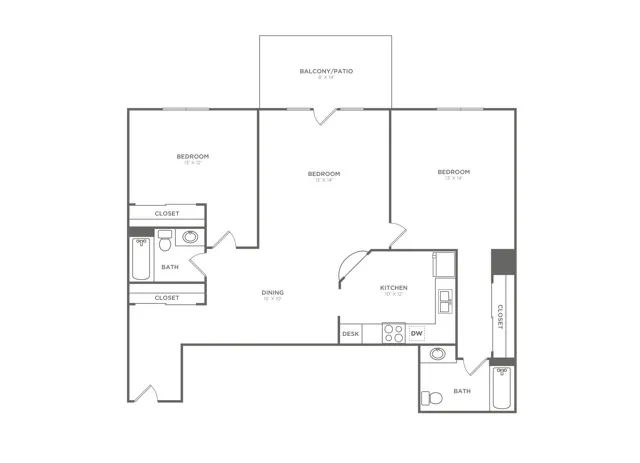 B2M | 2x2 | 1258 sq ft