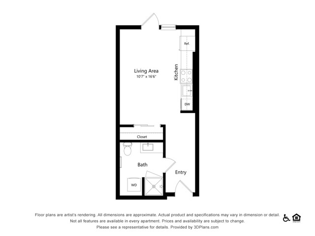 S1.1 | Studio | 409 sq ft