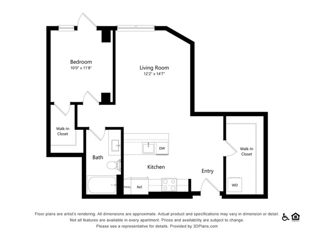A4.2 | 1x1 | 759 sq ft