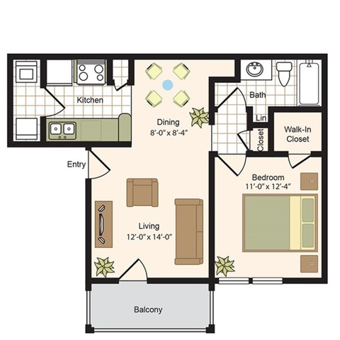 A3 | 1x1 | 636 sq ft