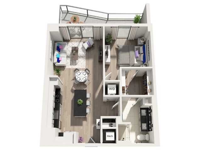A7 | 1x1 | 811 sq ft