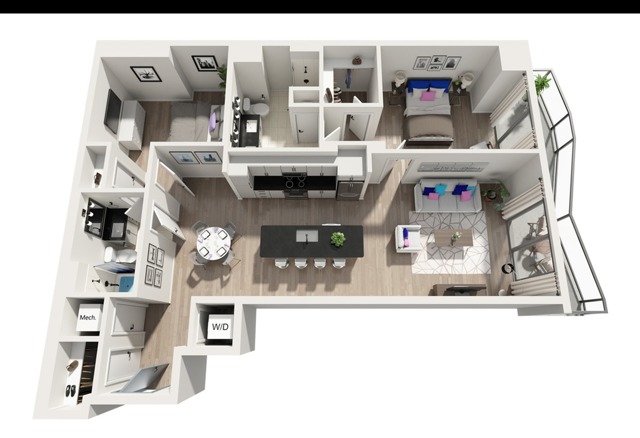 B4D | 1x2 | 1304 sq ft