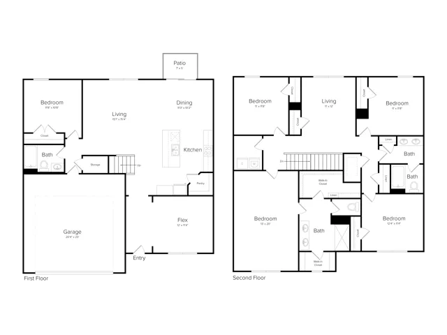 5 Bedroom Floorplan