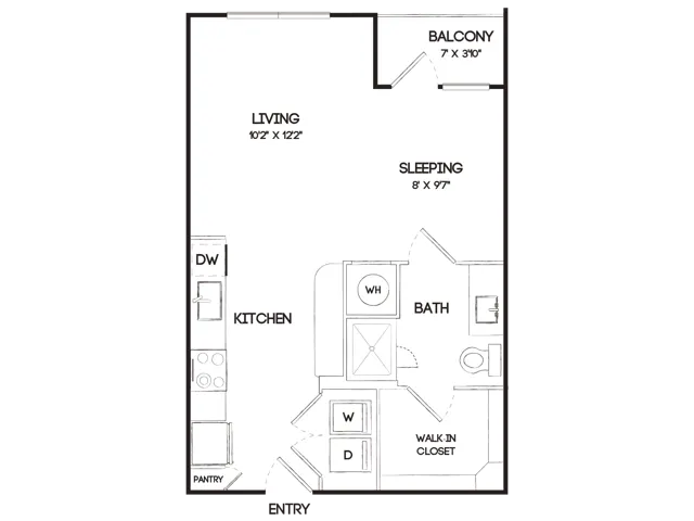 A7 Studio Floor Plan