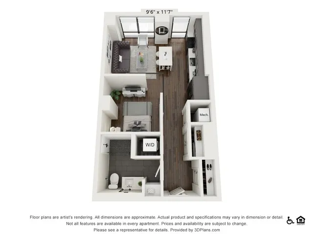 S4 | Studio | 597 sq ft