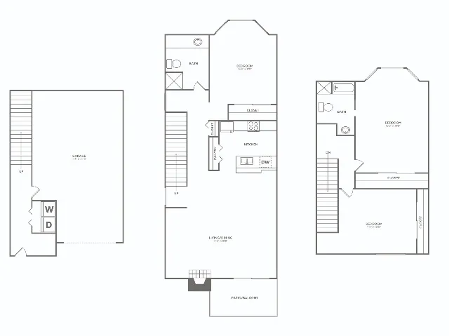 Three Bedroom / Two Bath | 3 bed 2 bath | 1314 sq ft