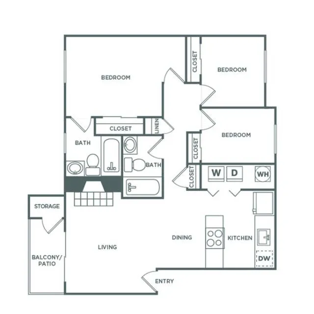 3bx2b Renovated | 1100 sq ft