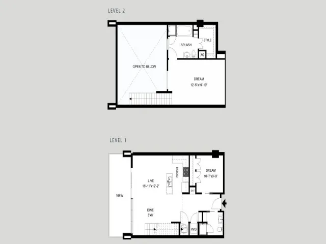 The Enfield - Loft | 2 bed 2 bath | from 1225 square feet