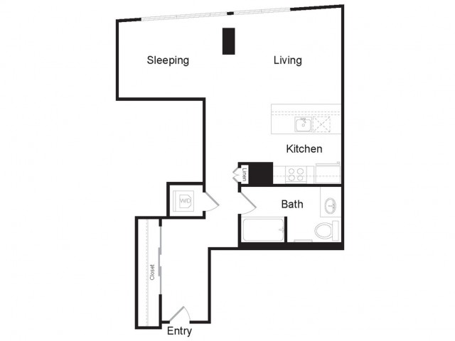 Studio I | Studio1 bath | from 709 square feet