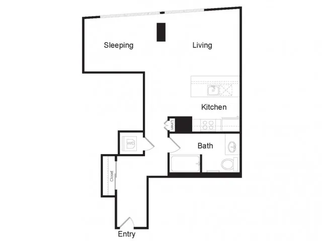 Studio H | Studio1 bath | from 699 square feet