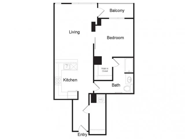 A7 | 1 bed 1 bath | from 908 square feet