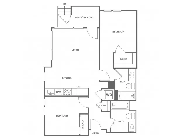 2b | 2 bed 2 bath | from 902 square feet