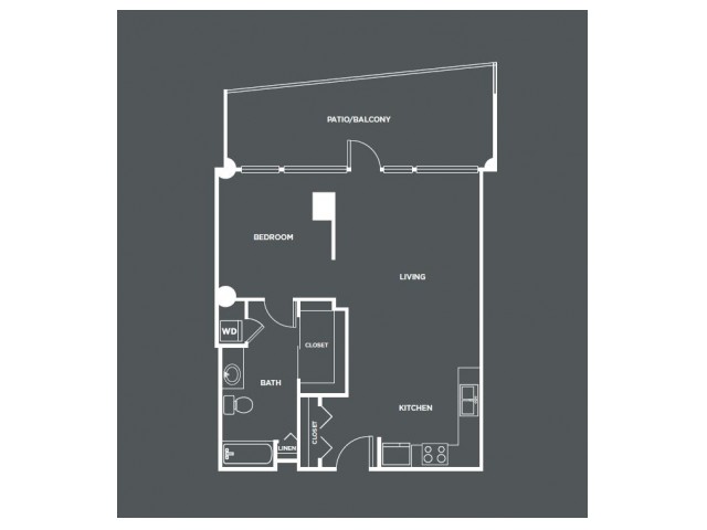 A5-R | 1 bed 1 bath | from 866 square feet