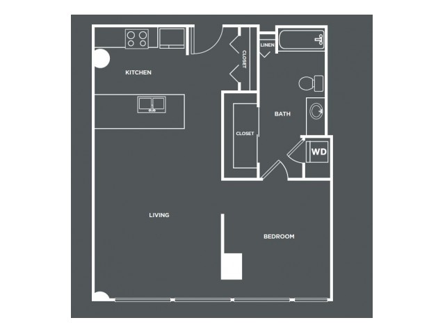 A19 | 1 bed 1 bath | from 778 square feet