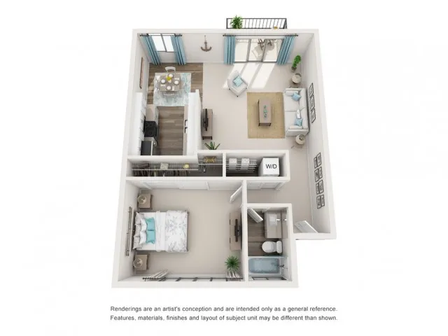 Monaco-gr | 1 bed 1 bath | from 775 square feet