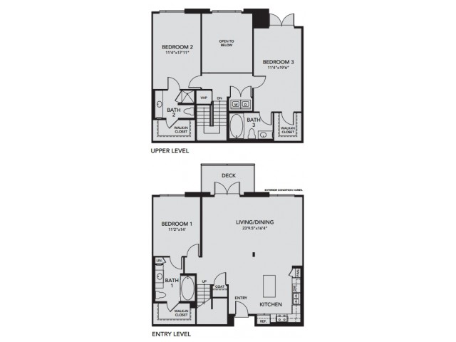 Plan C2 | 3 bed 3 bath | from 1984 square feet
