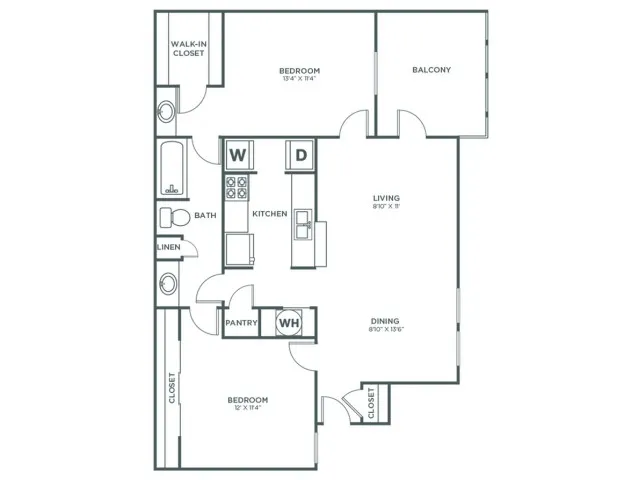 Sycamore (937 SF)