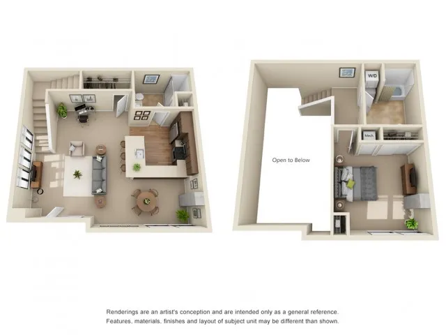 TH2R | 1 bed 1.5 bath | from 1,168 square feet
