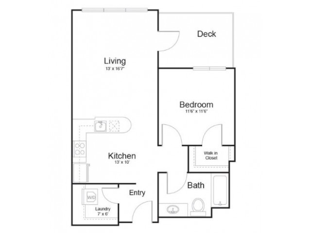 1x1 | 1 bed 1 bath | from 715 square feet