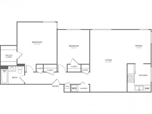 Maury-Restored | 2 bed 1 bath | from 920 square feet