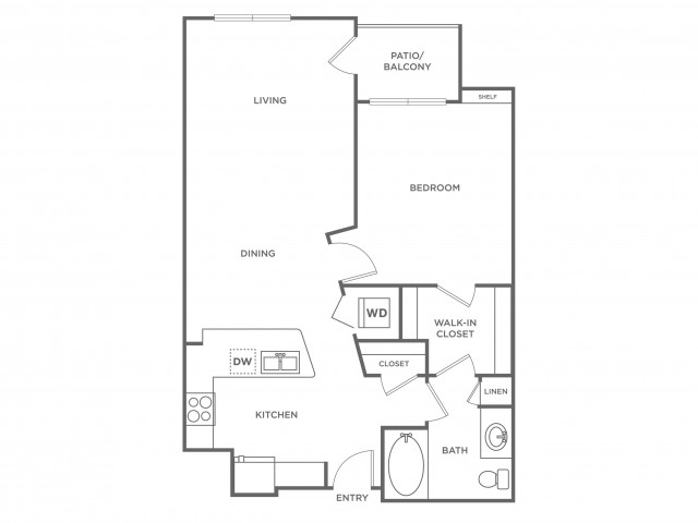 Bronze | 1 bed 1 bath | from 762 square feet