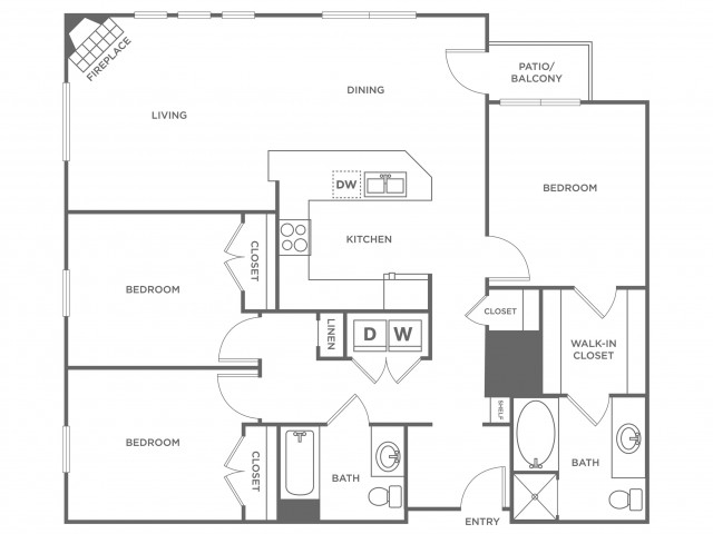 Violet | 3 bed 2 bath | from 1367 square feet