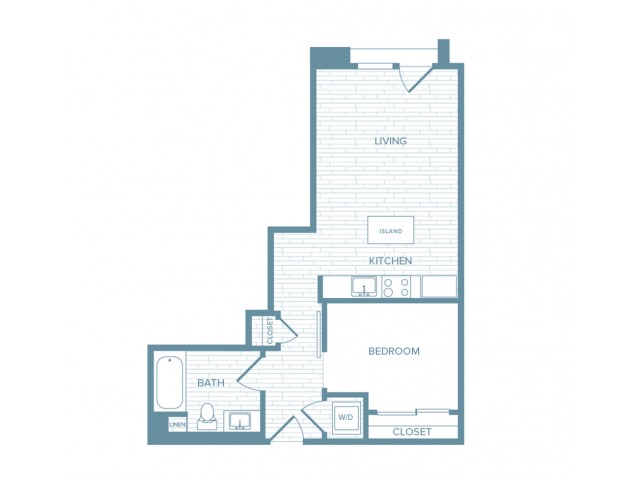 A12 | 1 bed 1 bath | from 606 square feet