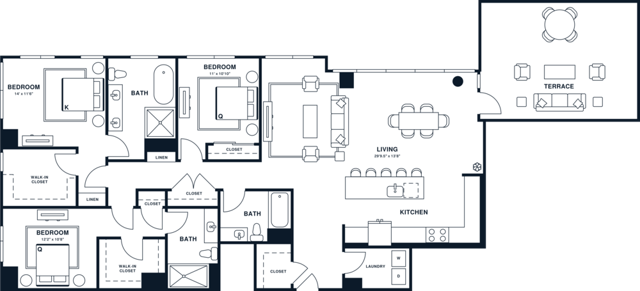 C3PH | 3x3 PH  | 1960 sq ft