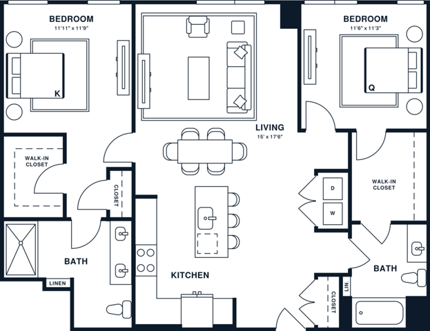 B16PH | 2x2 PH | 1210 sq ft