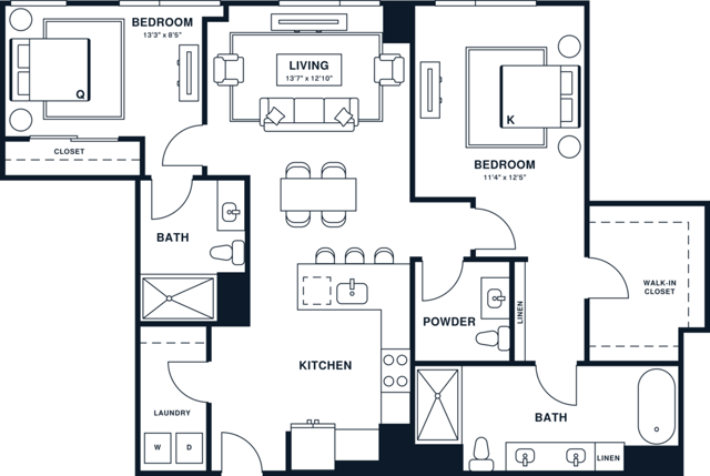 B15PH | 2x2 PH | 1200 sq ft