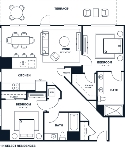 B9PH | 2x2 PH | 1071 sq ft