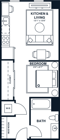 S2 | Studio | 467 sq ft